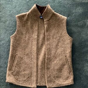 J. McLaughlin Herringbone Wool Vest